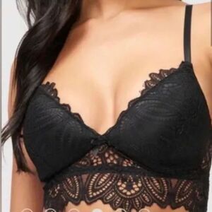 Frederick’s of Hollywood Black Finley Lace Bralette